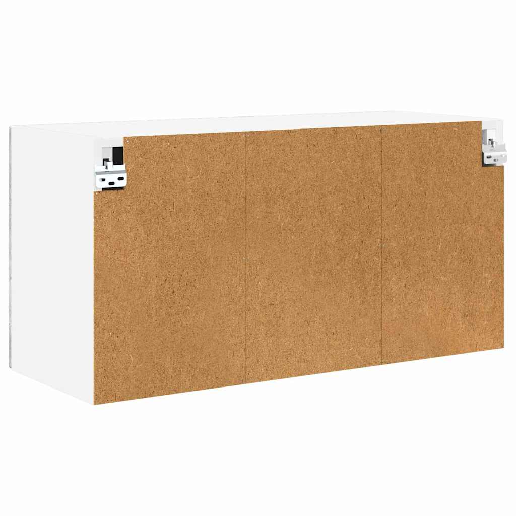 Ormar za Zid Betonski sivi 80 x 31 x 40 cm Konstruirano drvo