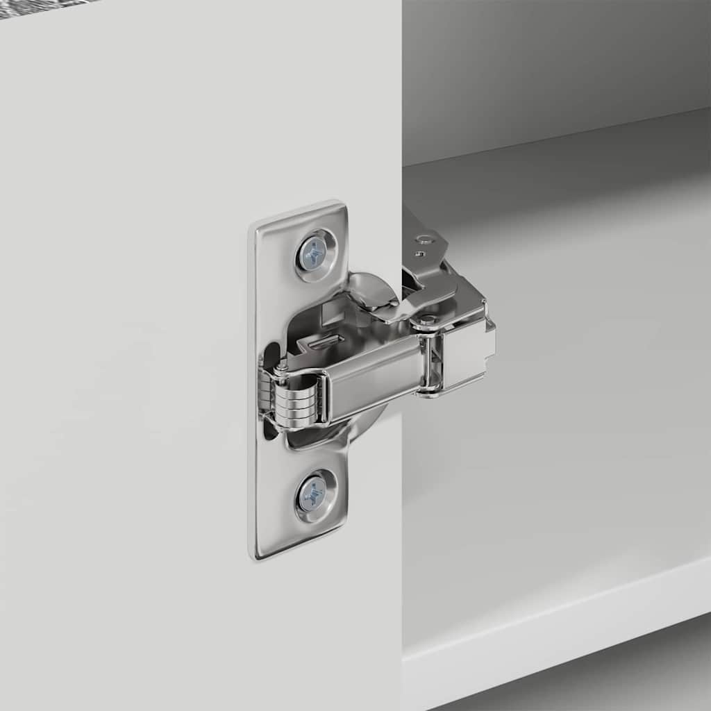Zidni kutni ormar Siva Sonoma 57 x 57 x 40 cm Konstruirano drvo