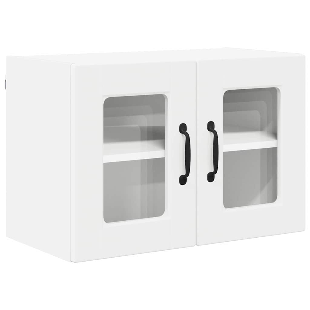 Zidni stakleni ormarić Bijelo 60 x 31 x 40 cm Konstruirano drvo