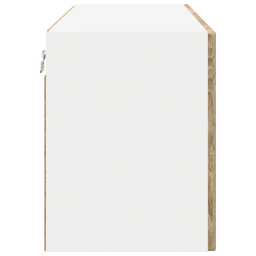 Zidni stakleni ormarić Sonoma hrast 60 x 31 x 40 cm
