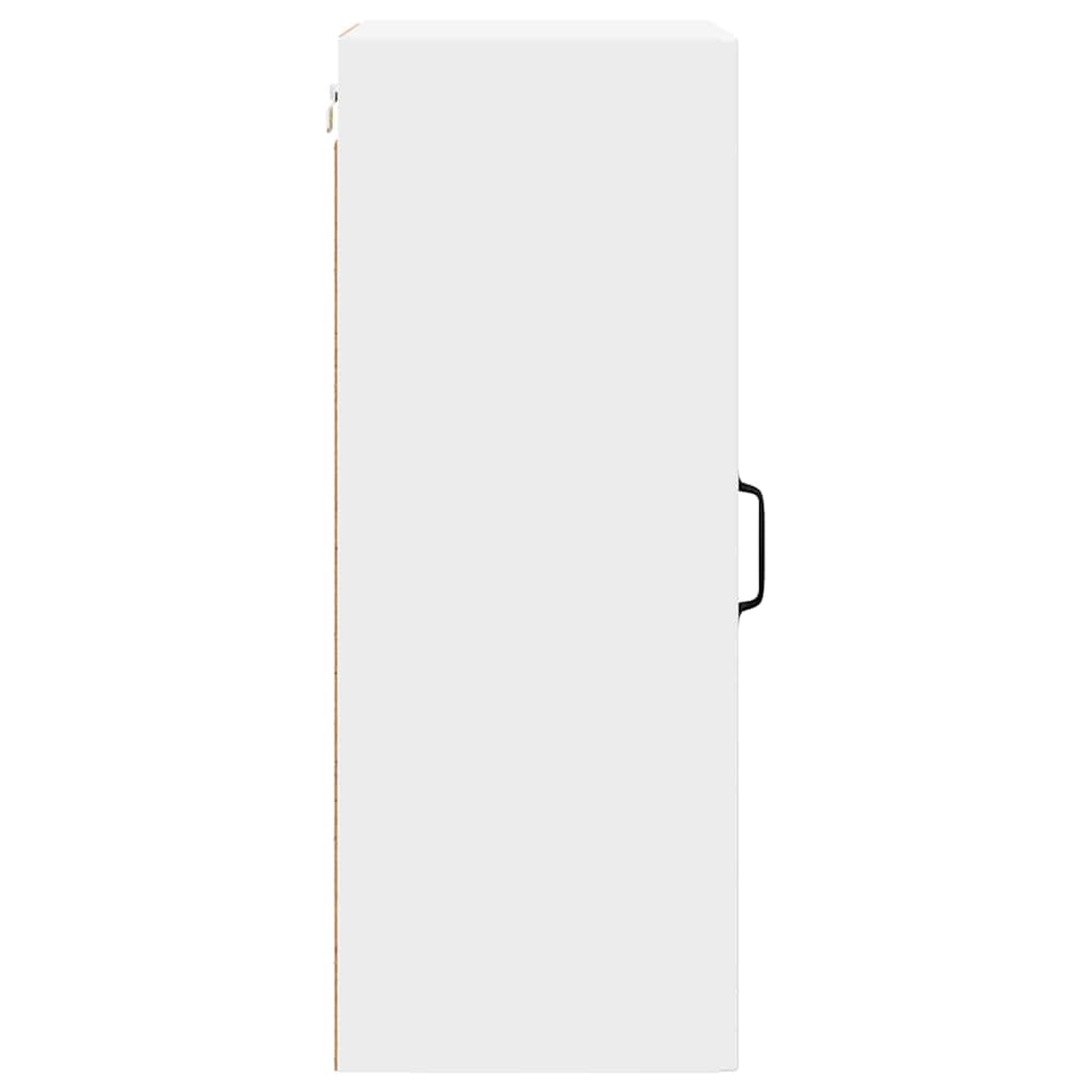 Zidni stakleni ormarić 2 pcs Bijelo 40 x 31 x 80 cm