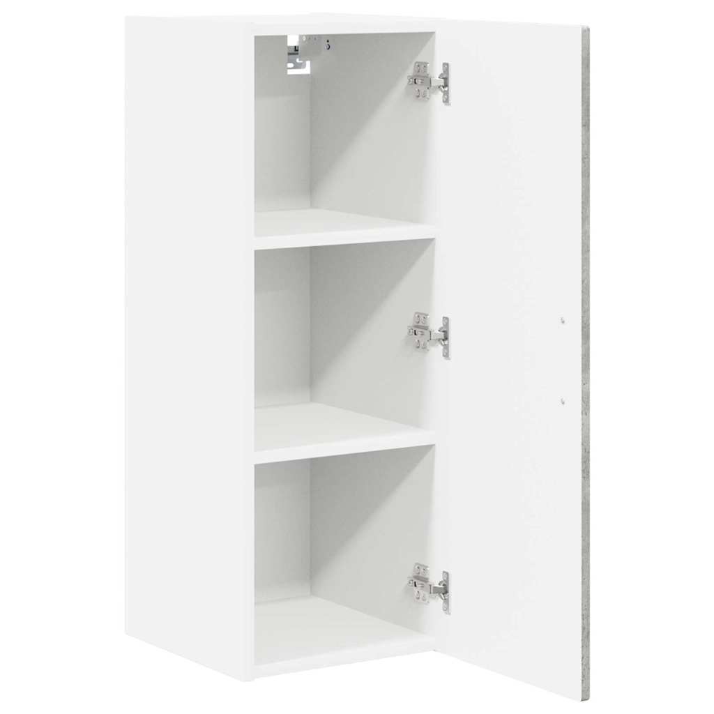 Ormar za Zid Betonski sivi 30 x 31 x 80 cm Konstruirano drvo
