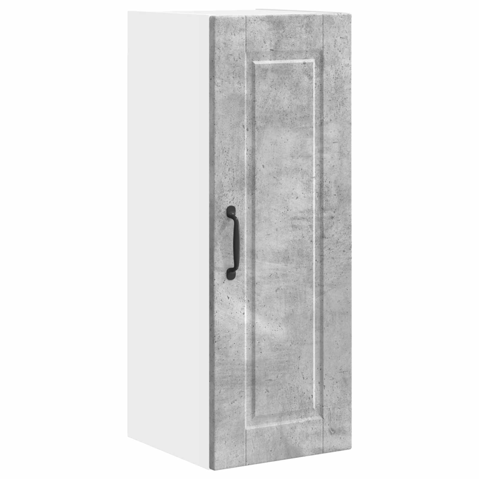 Ormar za Zid 2 pcs Betonski sivi 30 x 31 x 80 cm