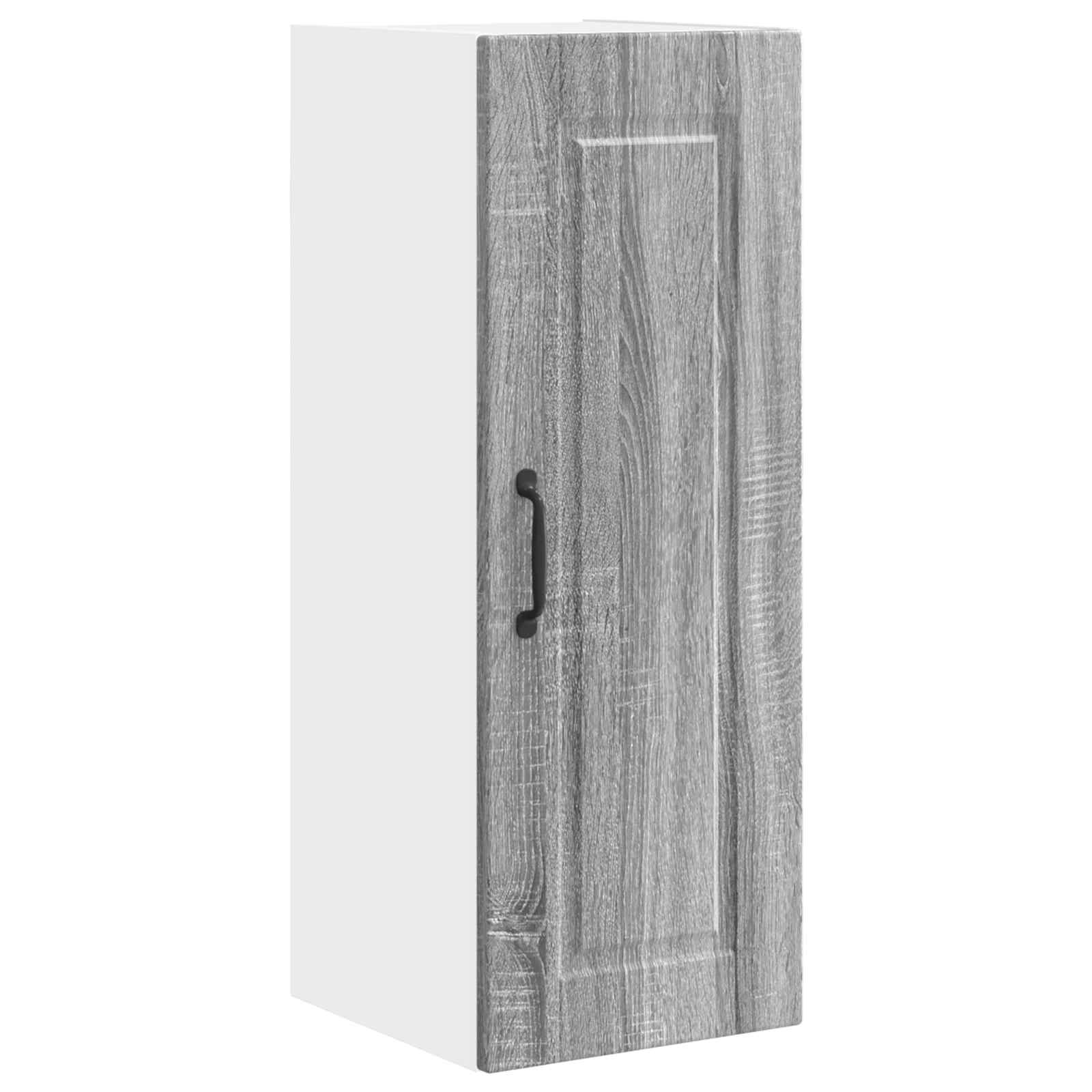 Ormar za Zid Siva Sonoma 30 x 31 x 80 cm Konstruirano drvo
