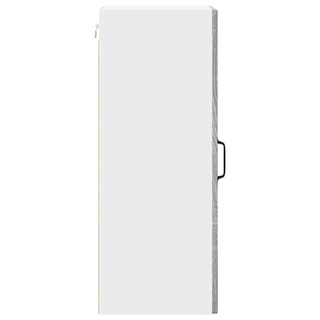 Ormar za Zid 2 pcs Siva Sonoma 30 x 31 x 80 cm