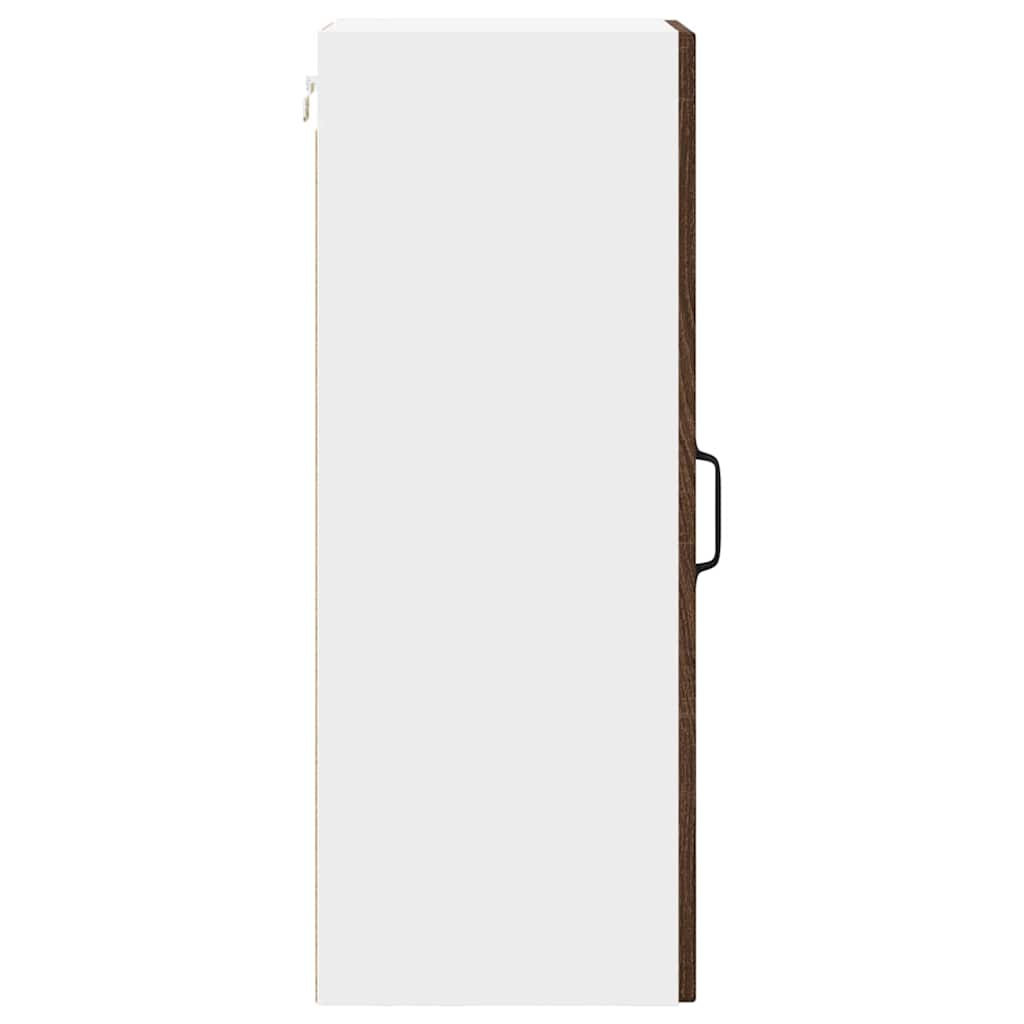 Ormar za Zid 2 pcs Smeđi hrast 30 x 31 x 80 cm