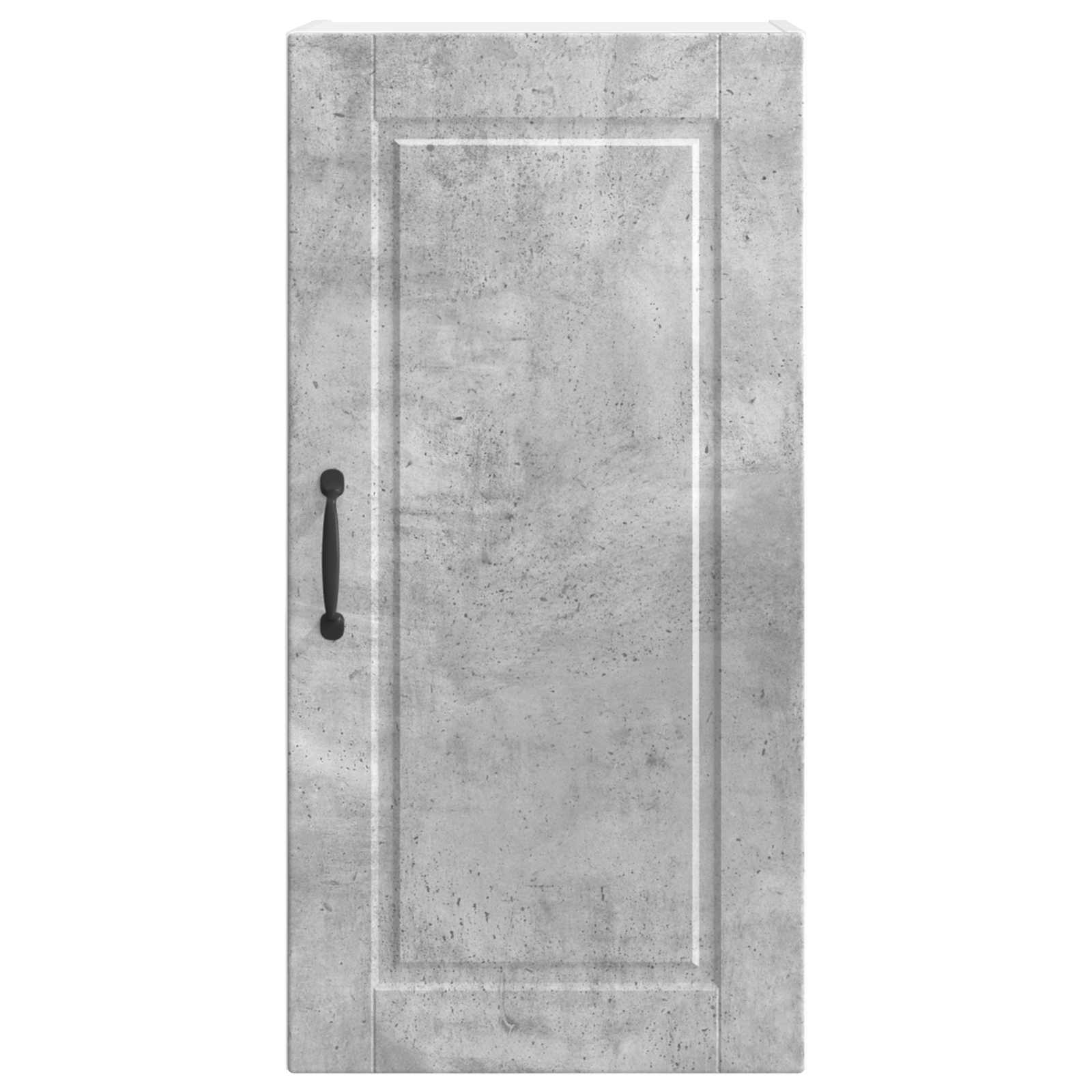 Ormar za Zid Betonski sivi 40 x 31 x 80 cm Konstruirano drvo