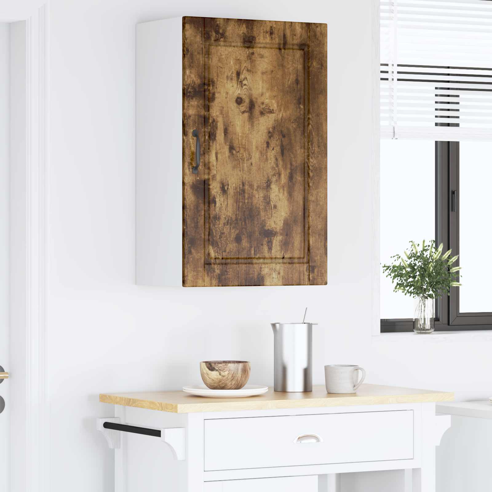 Ormar za Zid Dimljeni hrast 50 x 31 x 80 cm Konstruirano drvo