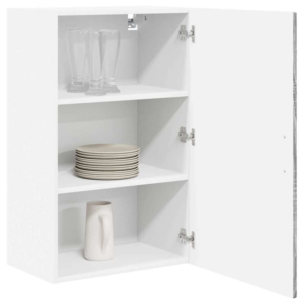Ormar za Zid Siva Sonoma 50 x 31 x 80 cm Konstruirano drvo