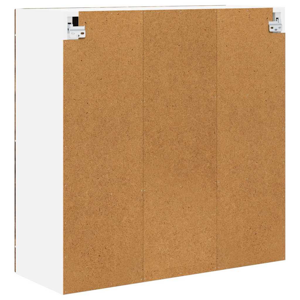 Zidni stakleni ormarić Dimljeni hrast 80 x 31 x 80 cm