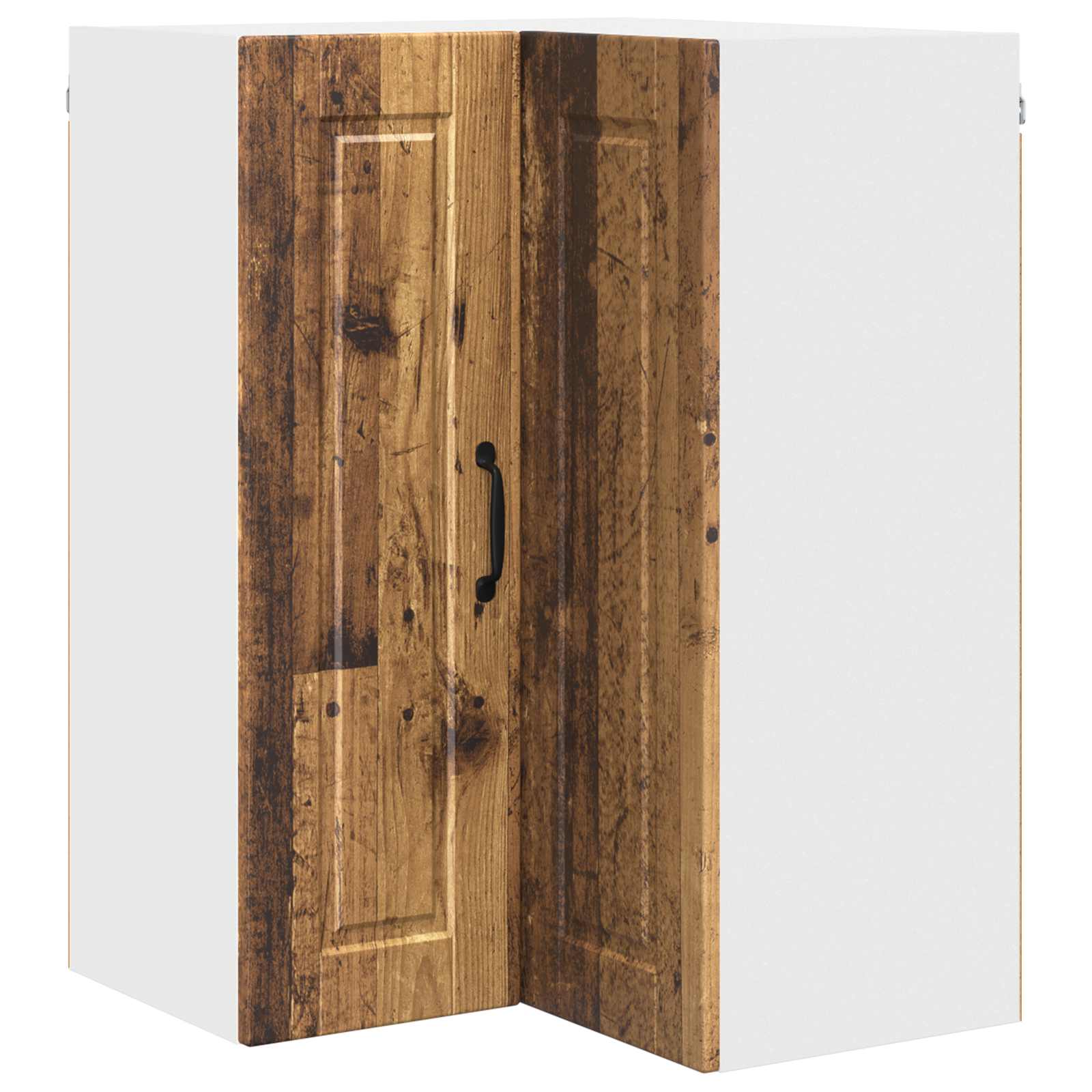 Zidni kutni ormar Staro drvo 57 x 57 x 80 cm Konstruirano drvo