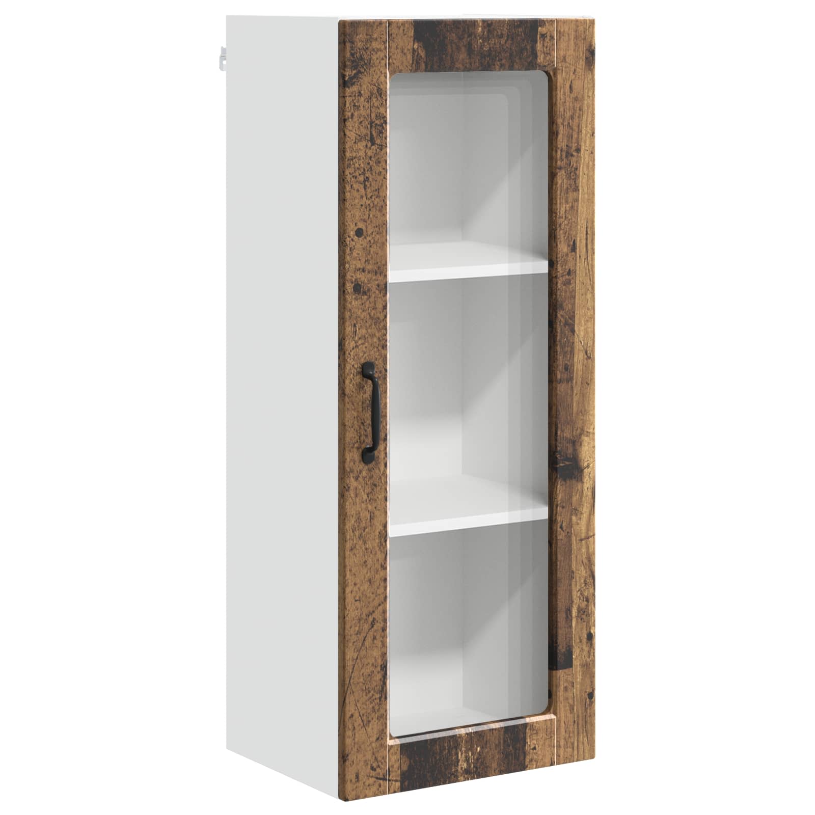 Zidni stakleni ormarić Staro drvo 40 x 31 x 100 cm