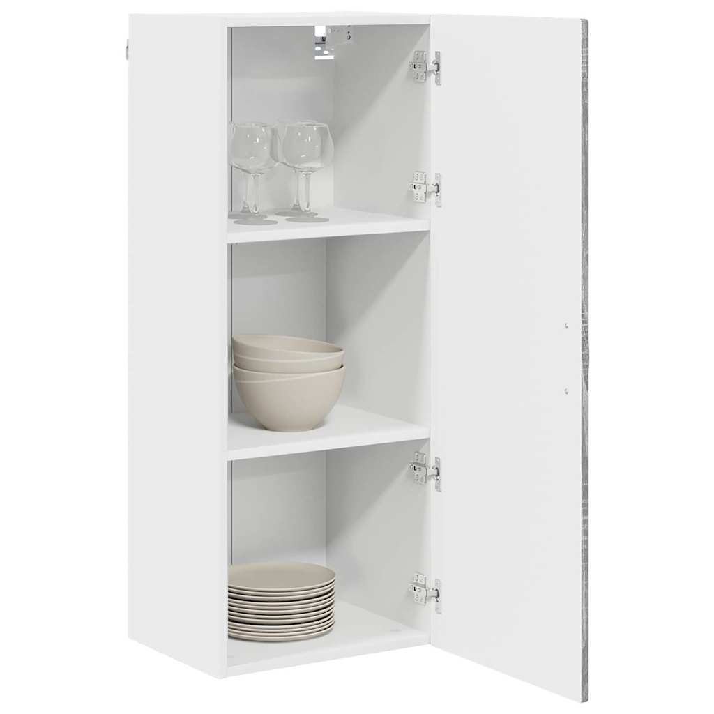 Ormar za Zid Siva Sonoma 40 x 31 x 100 cm Konstruirano drvo