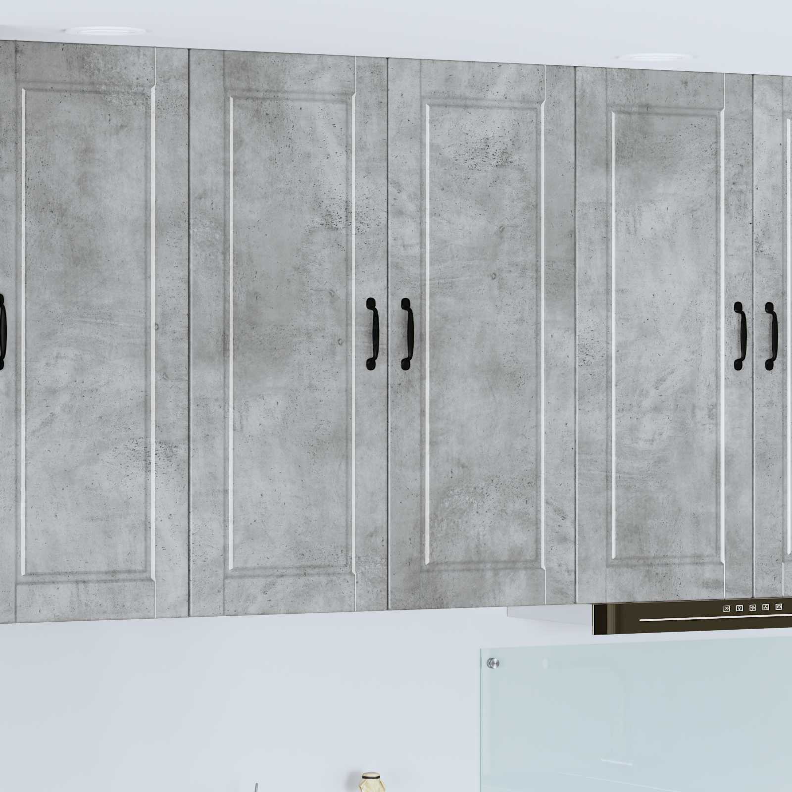 Ormar za Zid Betonski sivi 80 x 31 x 100 cm Konstruirano drvo