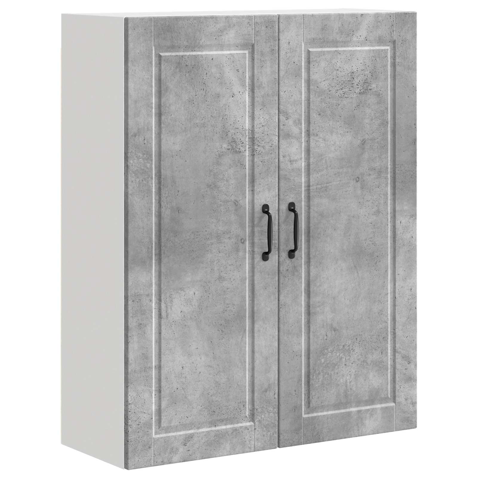 Ormar za Zid Betonski sivi 80 x 31 x 100 cm Konstruirano drvo