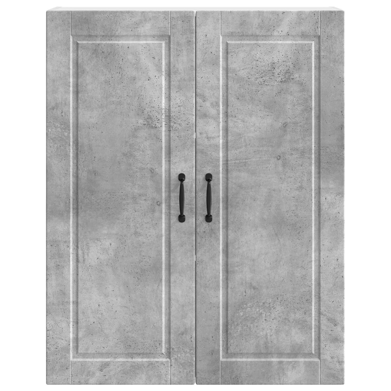 Ormar za Zid Betonski sivi 80 x 31 x 100 cm Konstruirano drvo