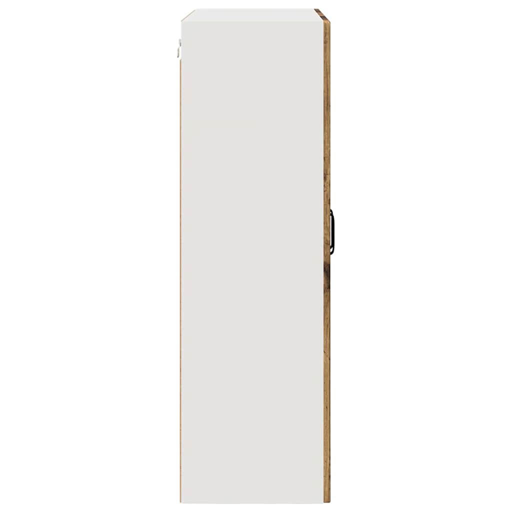Zidni stakleni ormarić Staro drvo 80 x 31 x 100 cm