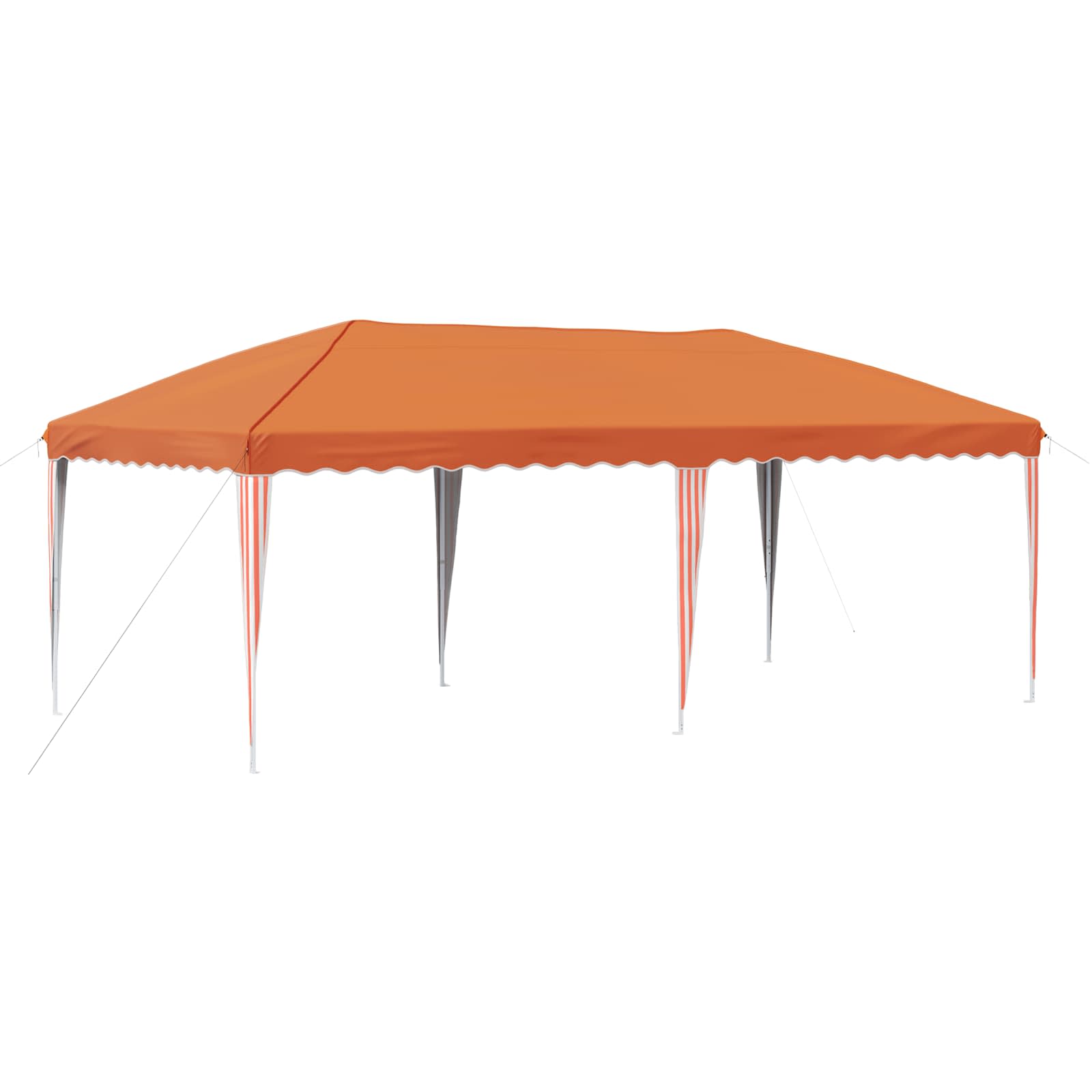 Rastezljivi šator za zabave 575 x 290 x 245 cm Narančasta