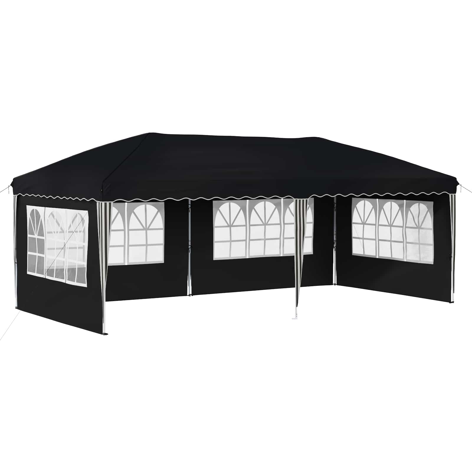 Rastezljivi šator za zabave 575 x 289 x 245 cm Antracit