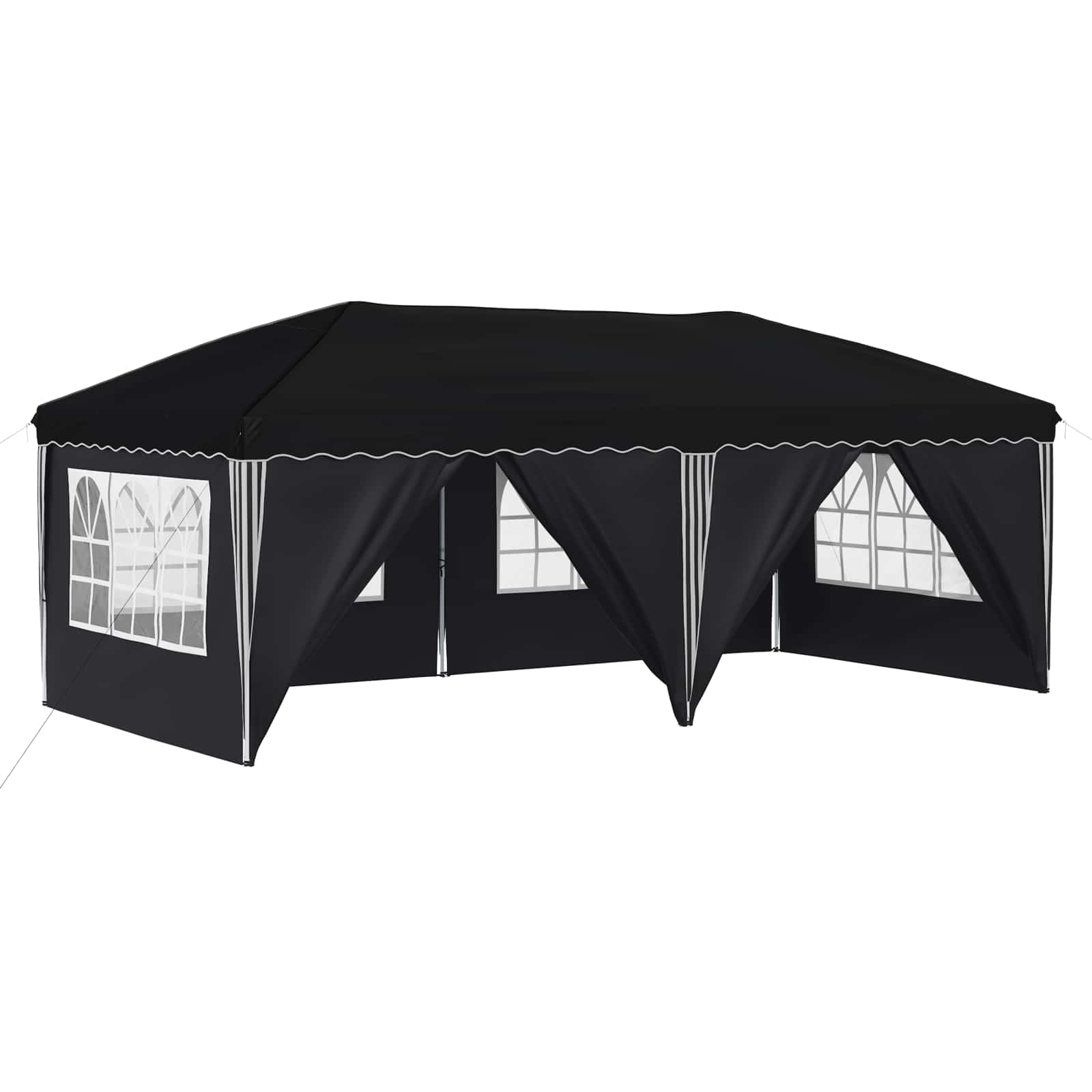 Rastezljivi šator za zabave 575 x 288 x 245 cm Antracit