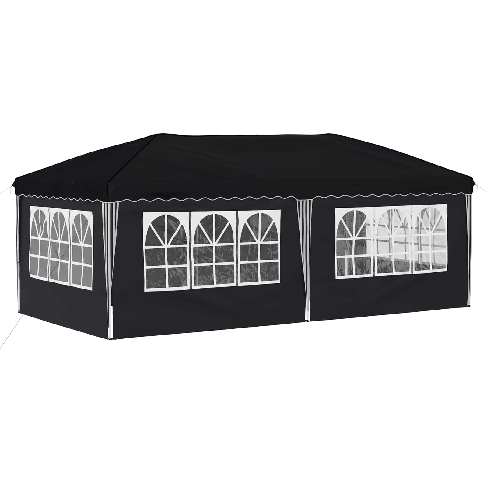 Rastezljivi šator za zabave 575 x 288 x 245 cm Antracit