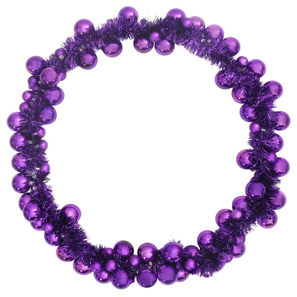 Garland od božićnih kuglica Lila 186 cm Polistiren