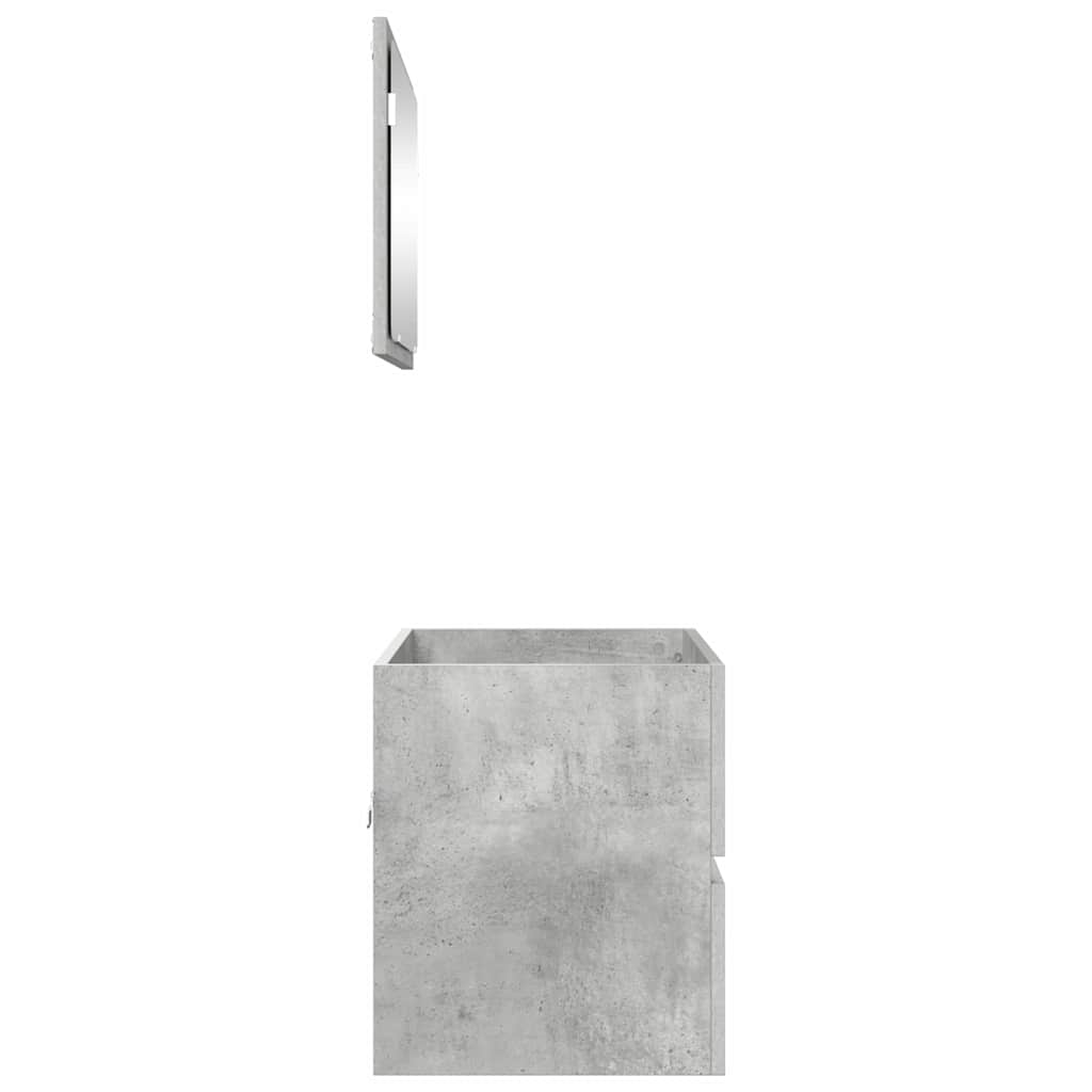 Set namještaja za kupaonicu Betonski sivi 60 x 38,3 x 45 cm