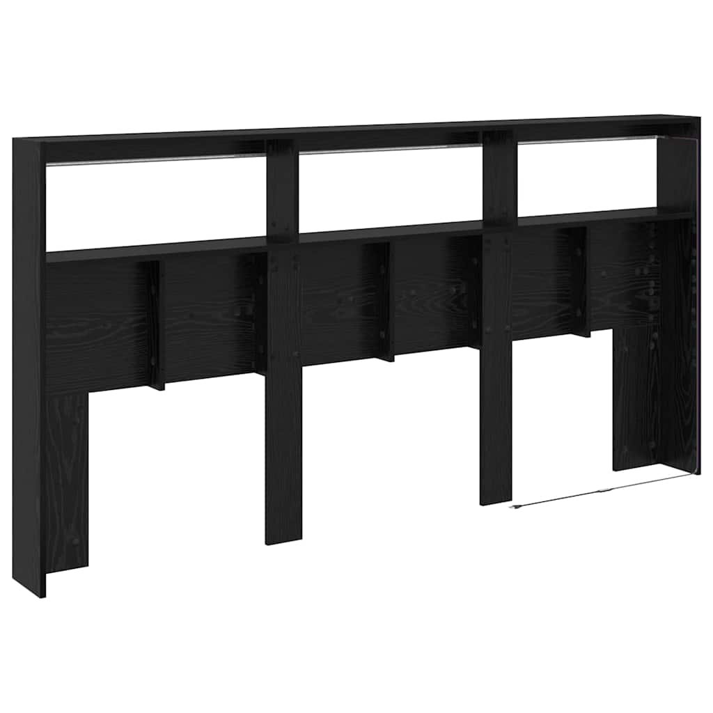 Uzglavlje Crni hrast 200 x 17 x 102 cm Konstruirano drvo