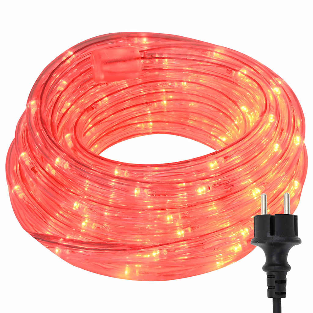 Svjetlosna uže s 240 LED svjetlima Crvena 10 m PVC