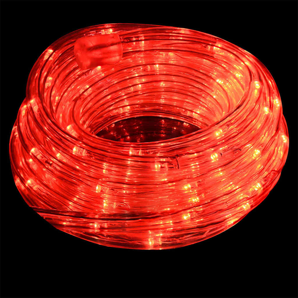 Svjetlosna uže s 240 LED svjetlima Crvena 10 m PVC