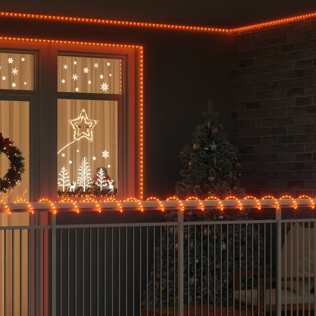 Svjetlosna uže s 2400 LED svjetlima Topla bijela 100 m PVC