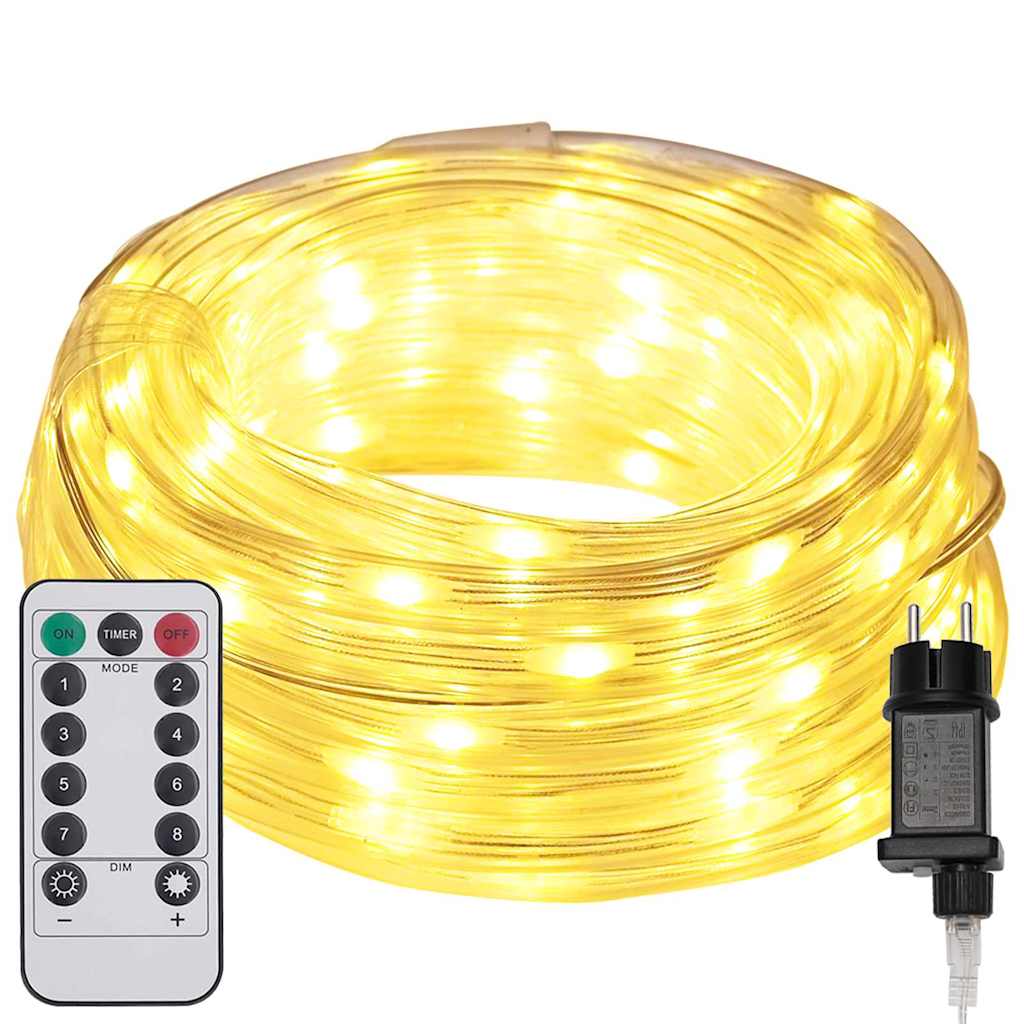 Svjetlosna uže s 120 LED svjetlima Topla bijela 5 m PVC