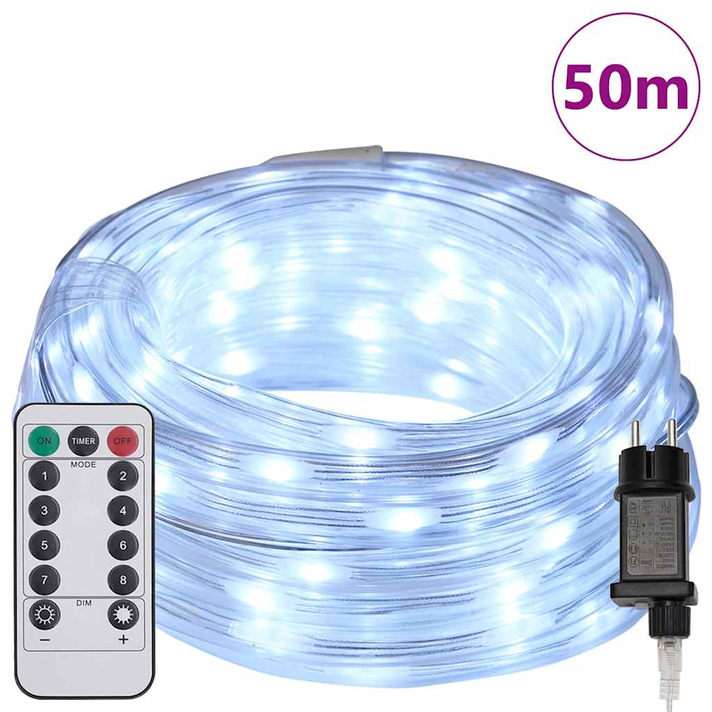 Svjetlosna uže s 1200 LED svjetlima Hladno Bijela 50 m PVC
