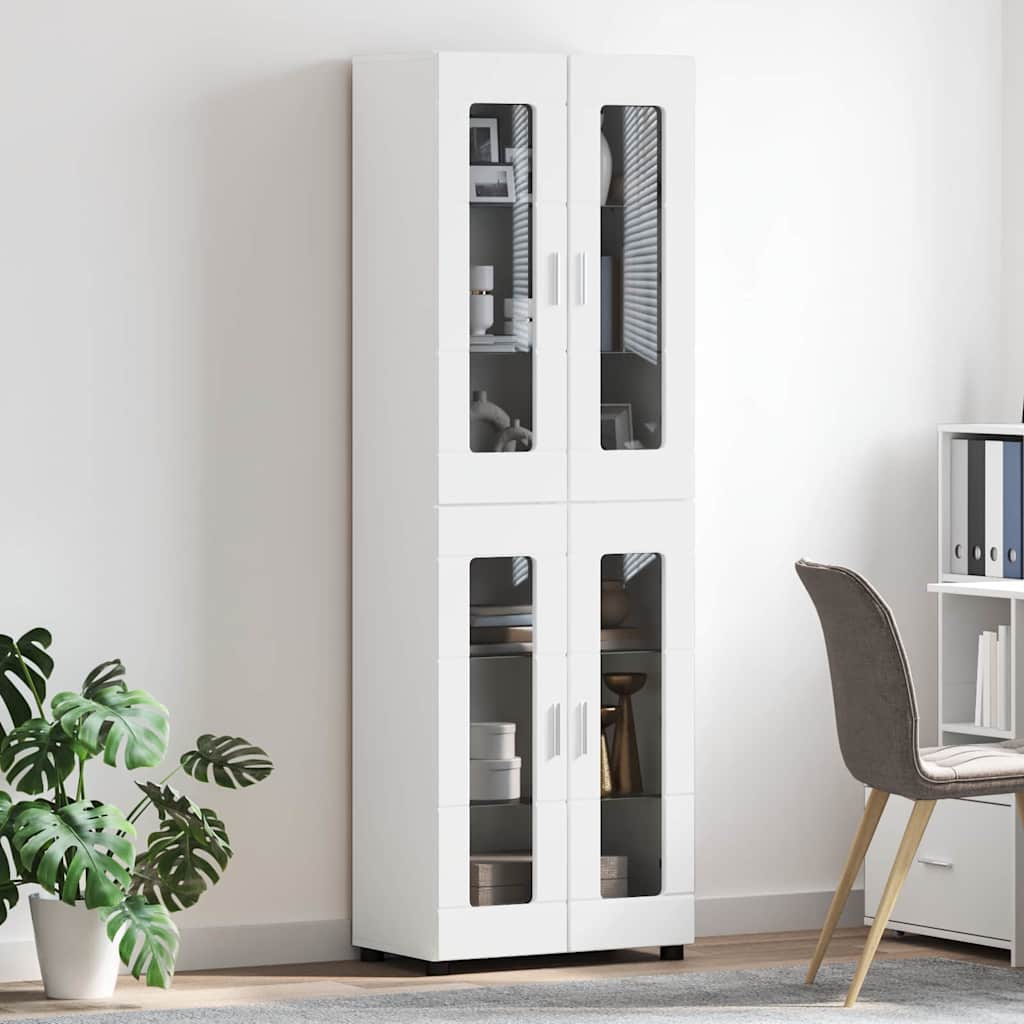 Highboard FLORIN Bijelo 60 x 35 x 182 cm Konstruirano drvo