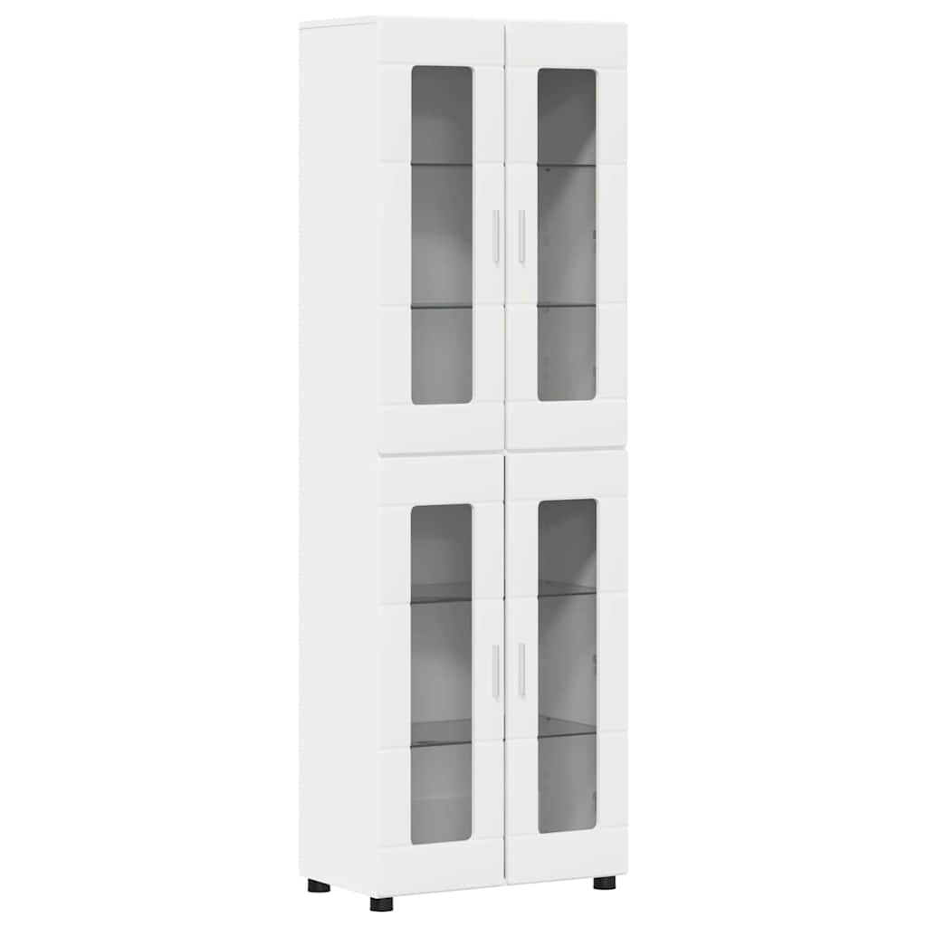 Highboard FLORIN Bijelo 60 x 35 x 182 cm Konstruirano drvo
