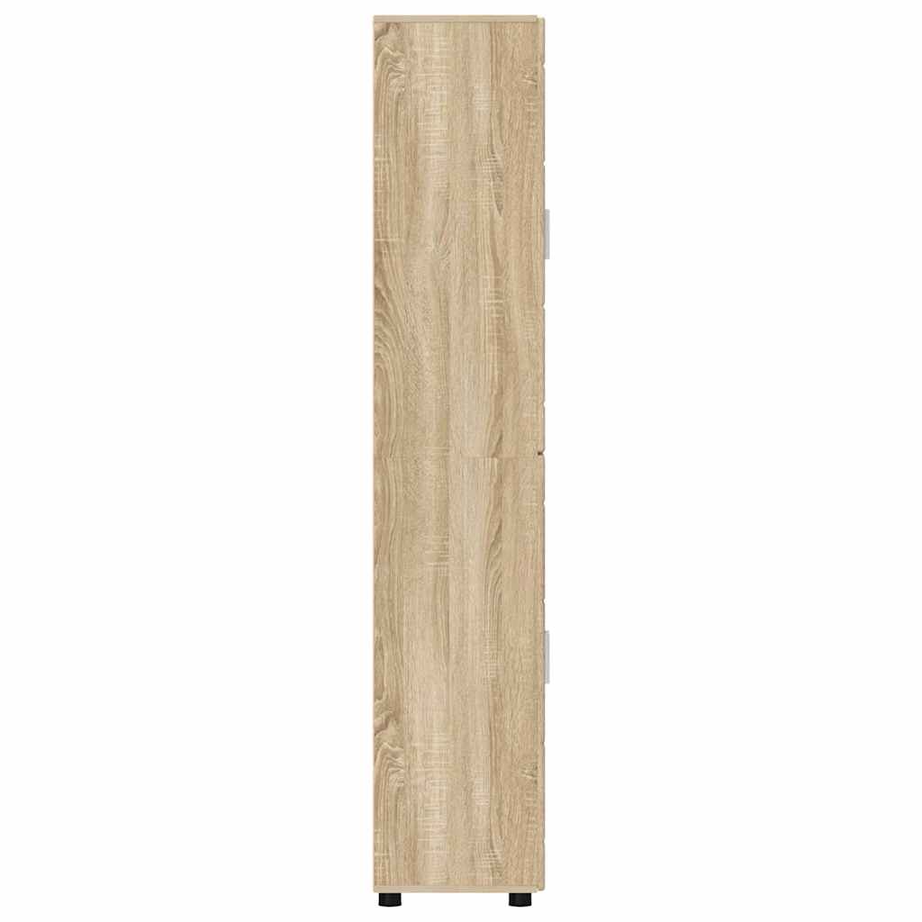Highboard s policom FLORIN Sonoma hrast 60 x 35 x 182 cm