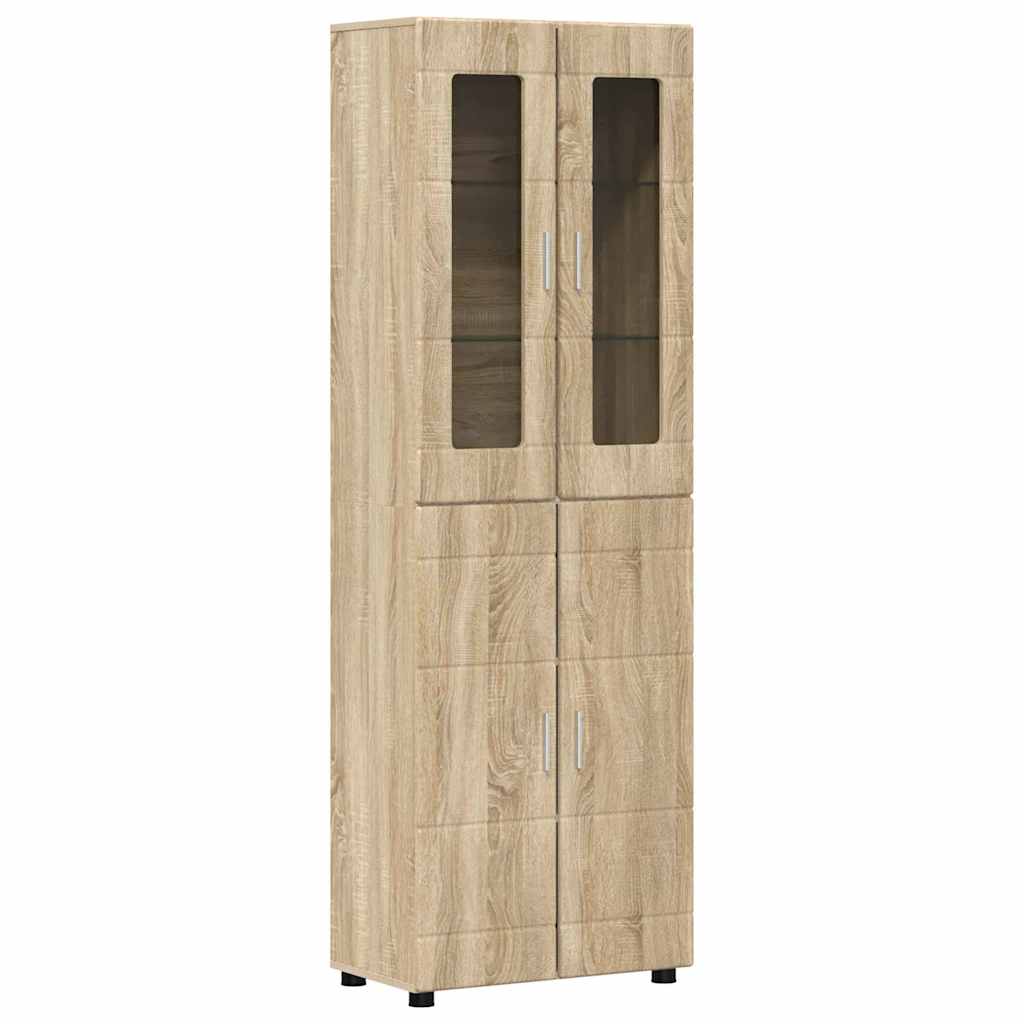Set TV komoda Zidne FLORIN 3 pcs Sonoma hrast Konstruirano drvo
