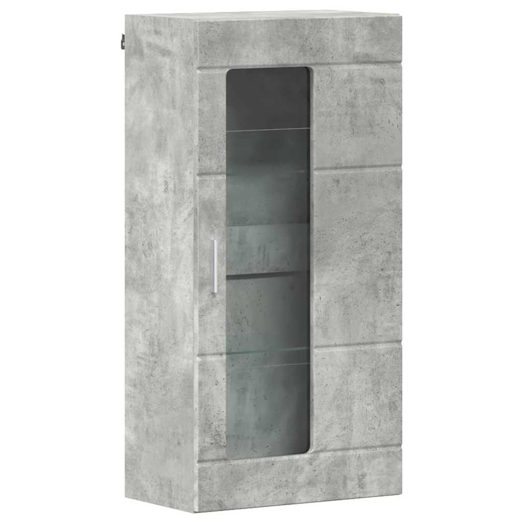 Set TV komoda FLORIN 3 pcs Betonski sivi Konstruirano drvo