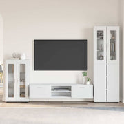 Set TV komoda FLORIN 3 kom. Bijelo Konstruirano drvo