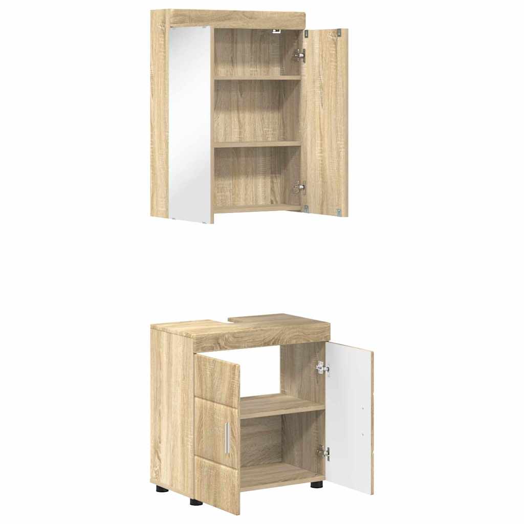 Set namještaja za kupaonicu TULUM 2 kom. Sonoma hrast