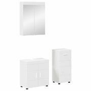 Set namještaja za kupaonicu TULUM 3 pcs Bijelo 60 x 34 x 63 cm