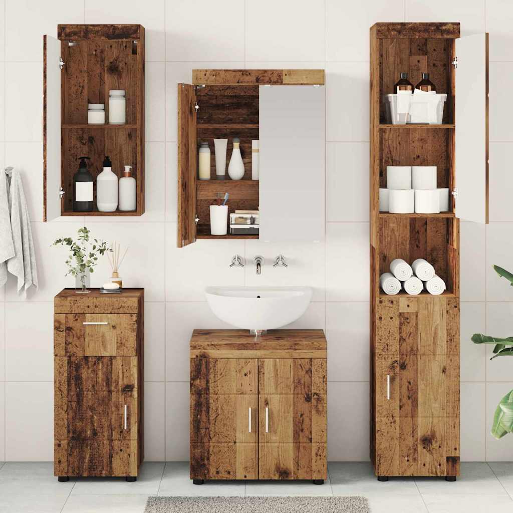 Set namještaja za kupaonicu TULUM 5 pcs Staro drvo