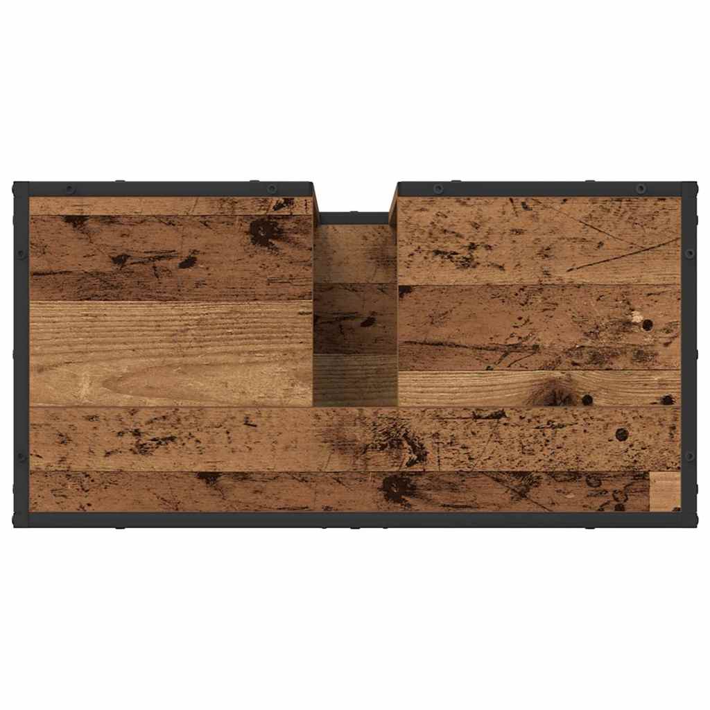 Set namještaja za kupaonicu 2 pcs Staro drvo Konstruirano drvo
