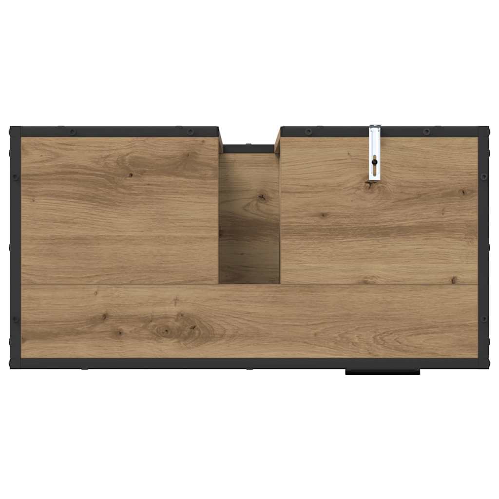 Set namještaja za kupaonicu s ladicama 2 pcs Umjetnički hrast