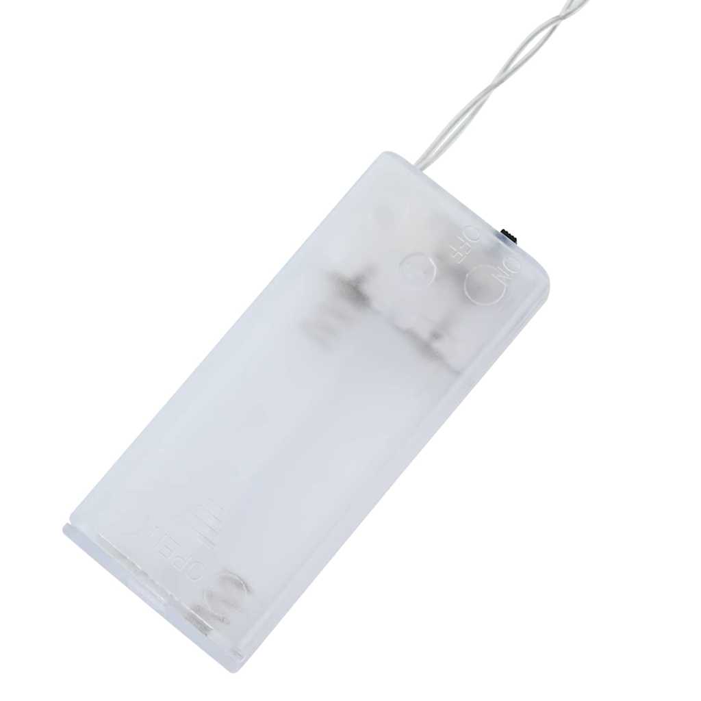 Božićni Svijećnjak s 10 LED Svijećama Smeđa 47 x 5 x 29 cm