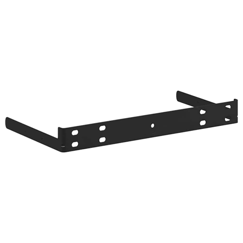 Polica na zidu 2 pcs Crvena 40 x 23,5 x 4 cm Konstruirano drvo