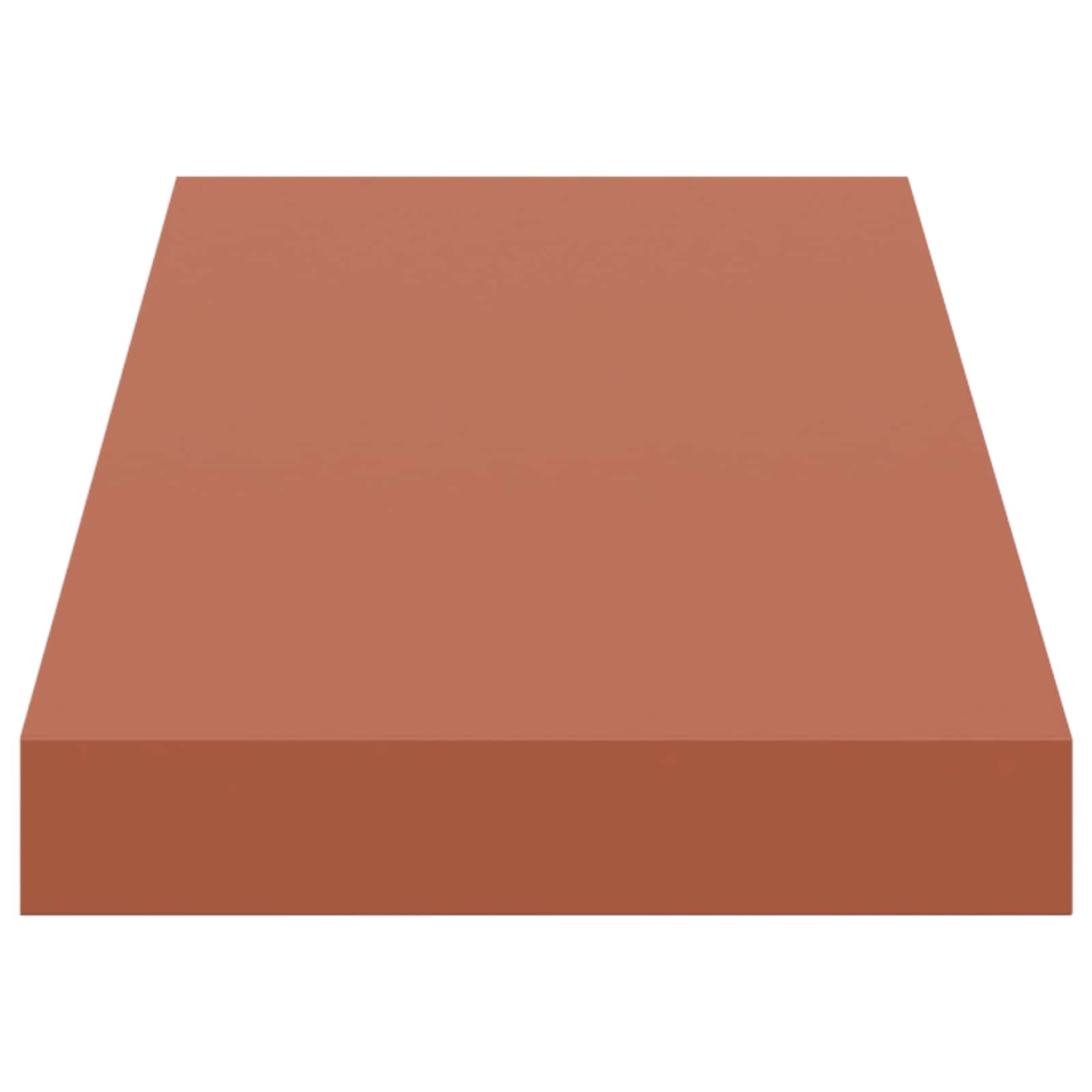Polica na zidu 4 pcs Crvena 60 x 23 x 4 cm Konstruirano drvo