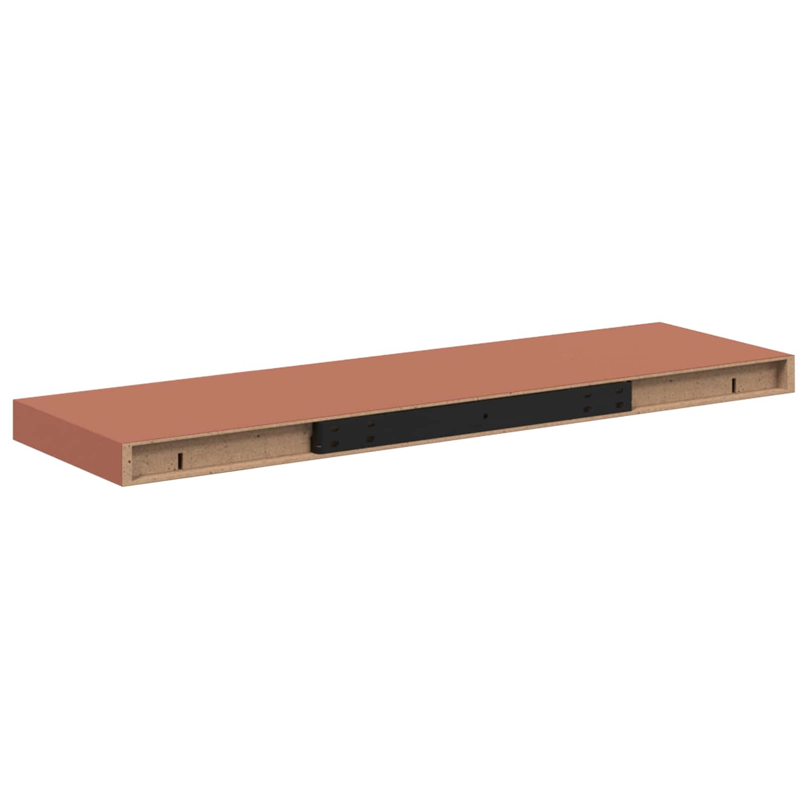 Polica na zidu Zidne Crvena 90 x 23,5 x 4 cm Konstruirano drvo