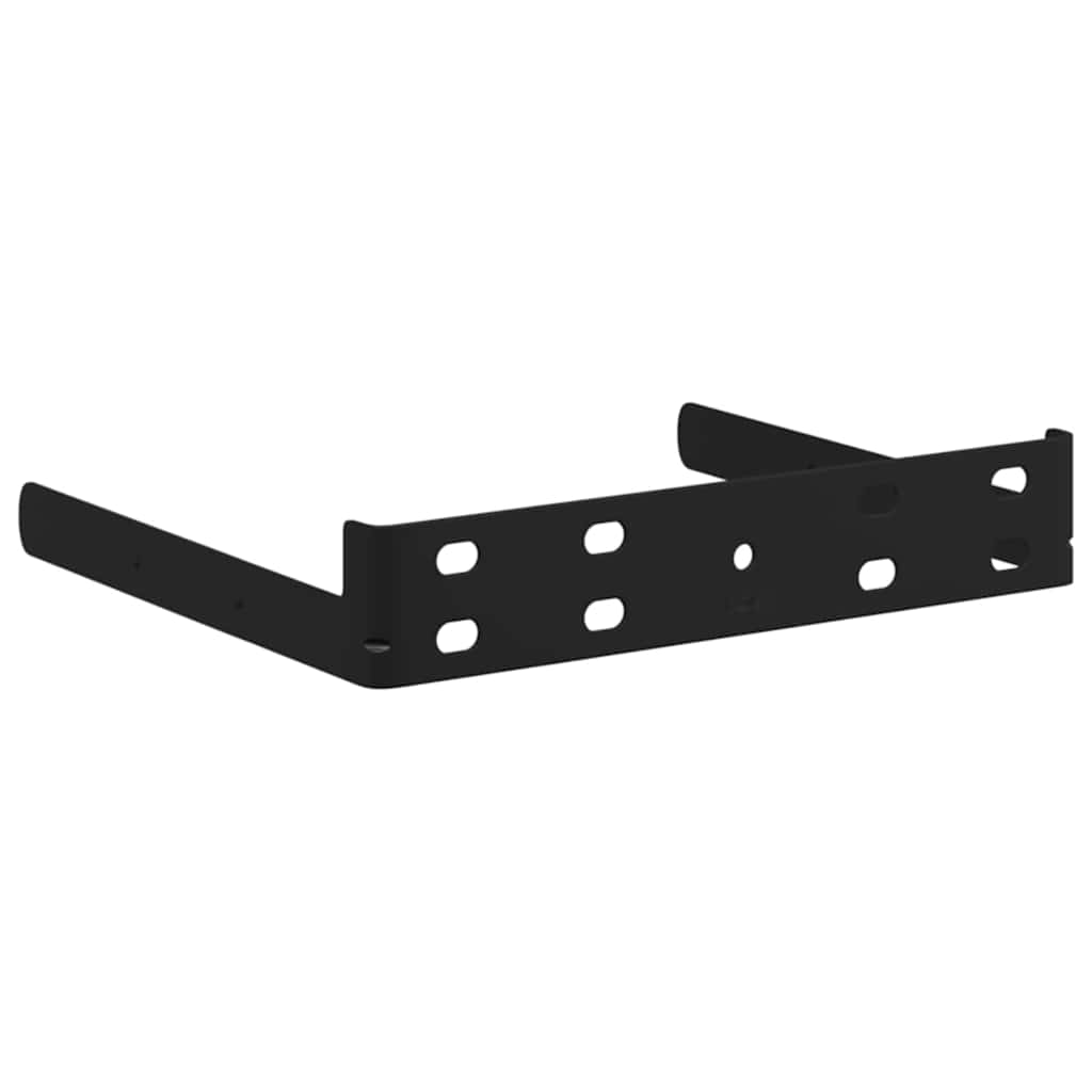 Polica na zidu 4 pcs Smeđa 23 x 23,5 x 4 cm Konstruirano drvo