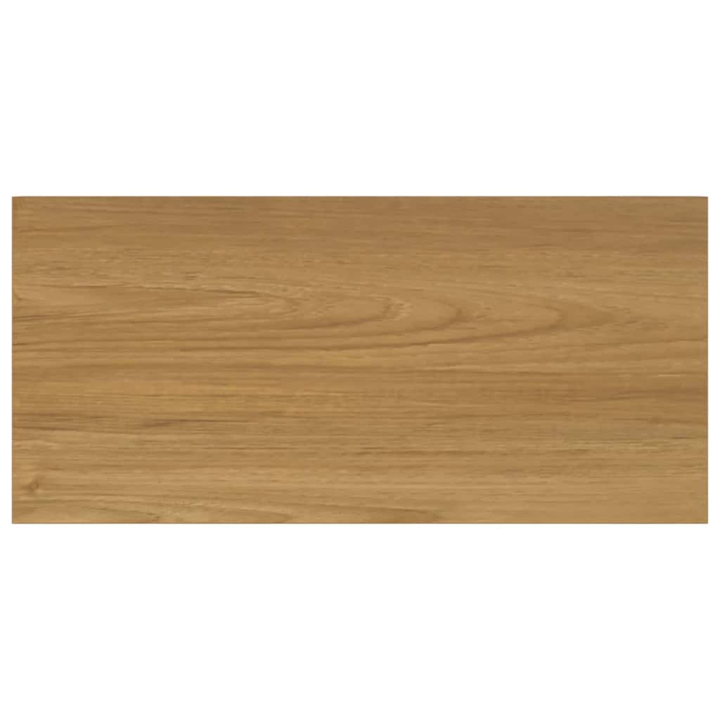 Polica na zidu 2 pcs Smeđa 50 x 23 x 4 cm Konstruirano drvo